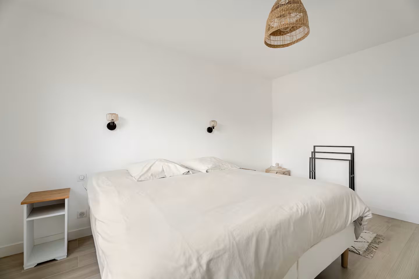 Chambre double style scandinave
