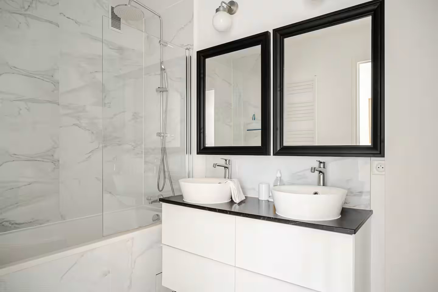 Salle de bain en marbre